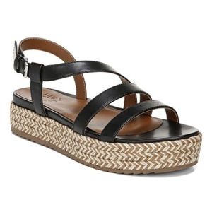 Naturalizer Black Platform Sandal 10